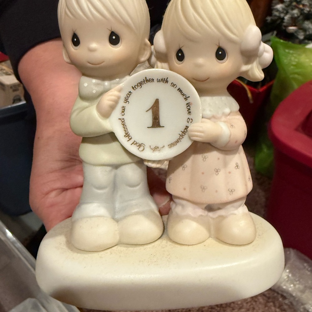 Precious Moments Figurine with Number 1